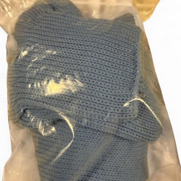 Blue Knitted Leg Warmers - Picture 6 of 6